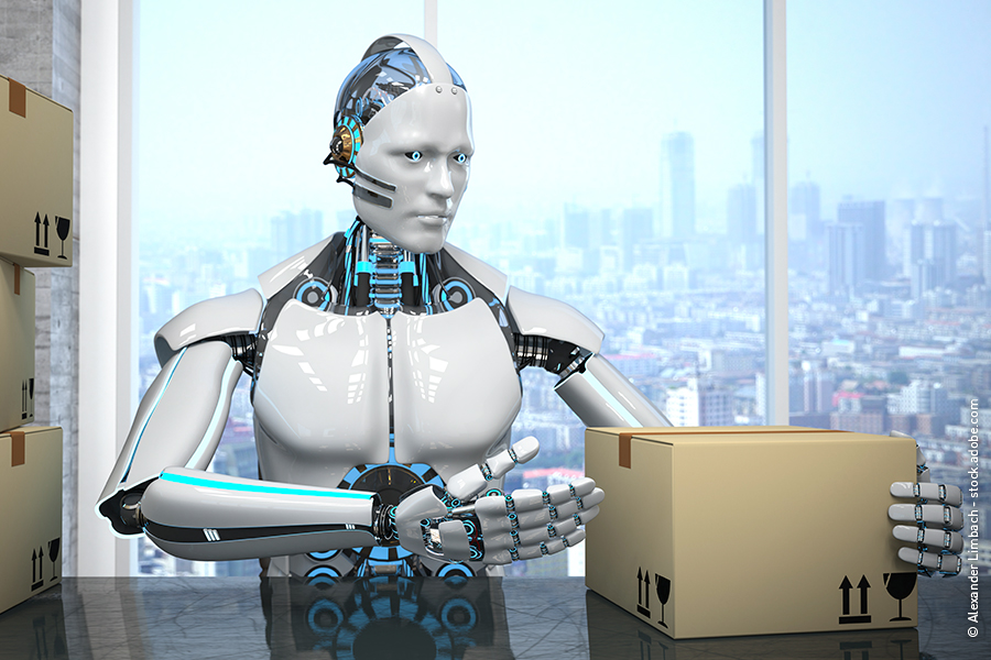 la robotique, associée à d'autres technologies, améliorera les processus logistiques dans la logistique 4.0