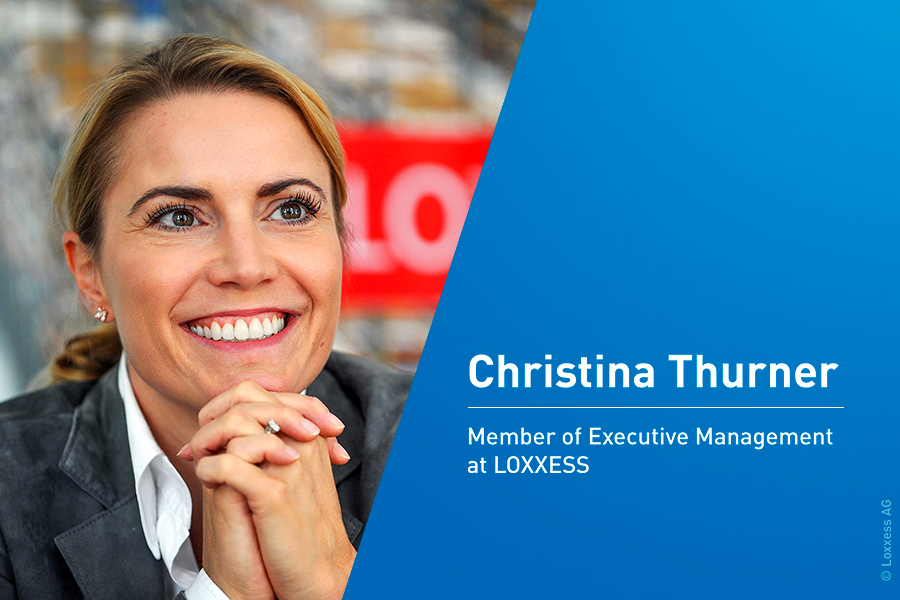 Christina Thurner, membre de la direction de LOXXESS à propos des femmes dans la logistique