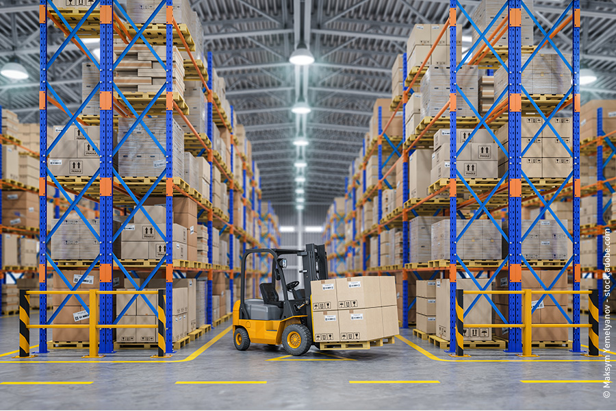 Marchandises prêtes à l'exportation