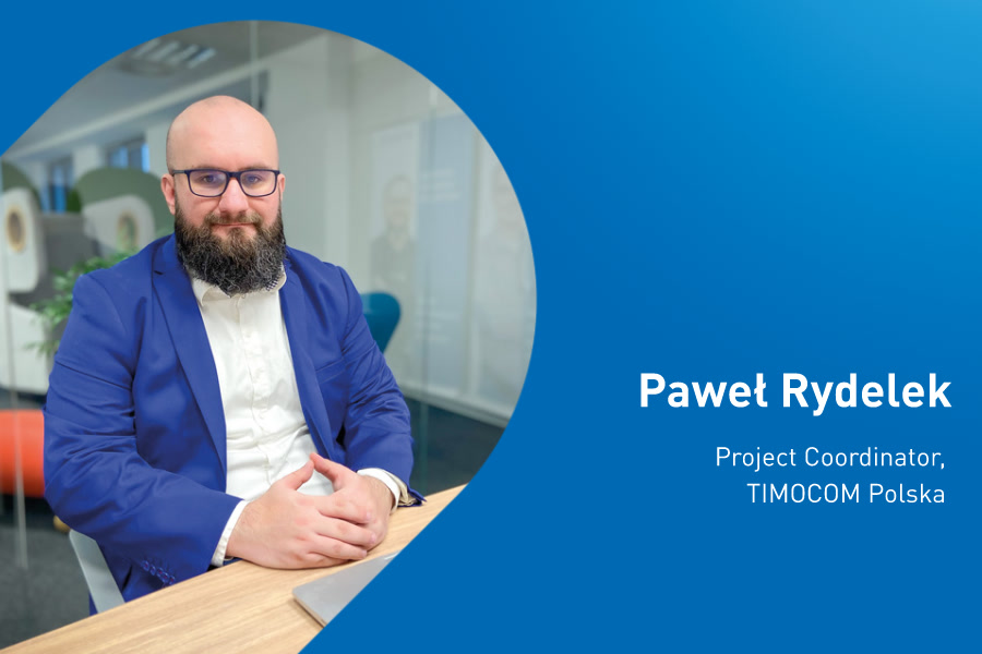 Paweł Rydelek, Coordinateur de projets TIMOCOM